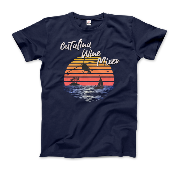 Catalina Wine Mixer, Step Brothers Movie T-Shirt - Men / Navy / Small by Art-O-Rama
