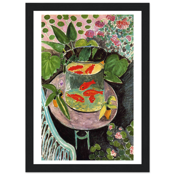 Henri Matisse Goldfish 1912 Artwork Poster - Matte / 8 x 12″ (21 x 29.7cm) / Black - Poster