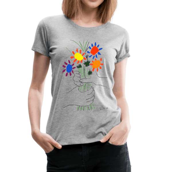 Pablo Picasso Bouquet of Peace 1958 Artwork T-Shirt - [variant_title] by Art-O-Rama