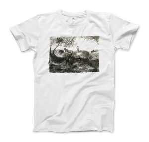 Pollock - Haymaking 1947 Artwork T-Shirt - Men (Unisex) / White / S - T-Shirt