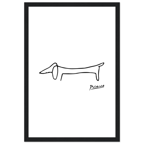 Pablo Picasso Dachshund Dog (Lump) Artwork Poster