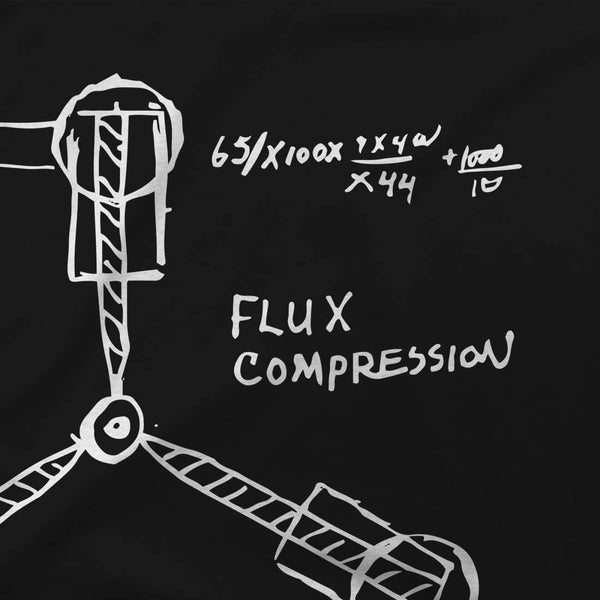Flux Capacitor Sketch from Back to the Future T-Shirt - [variant_title] by Art-O-Rama