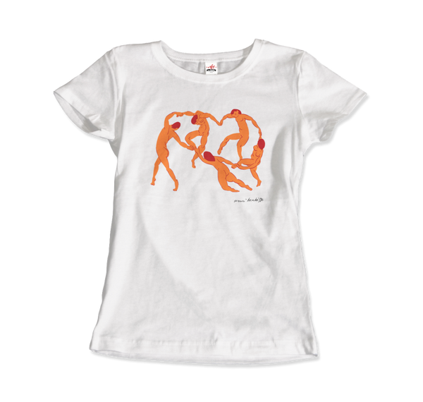 Henri Matisse La Danse I (The Dance) 1909 Artwork T-Shirt - Women / White / Small by Art-O-Rama