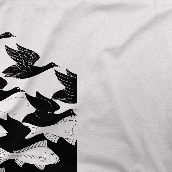 MC Escher Sky and Water I Art T-Shirt - T-Shirt