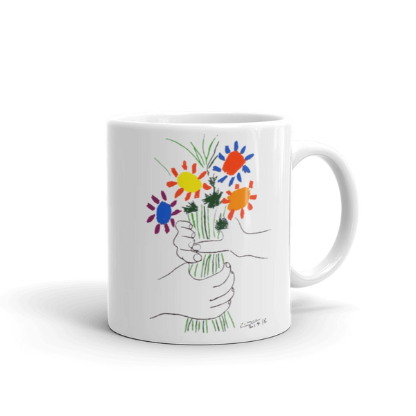 Pablo Picasso Bouquet of Peace 1958 Artwork Mug - [variant_title] by Art-O-Rama