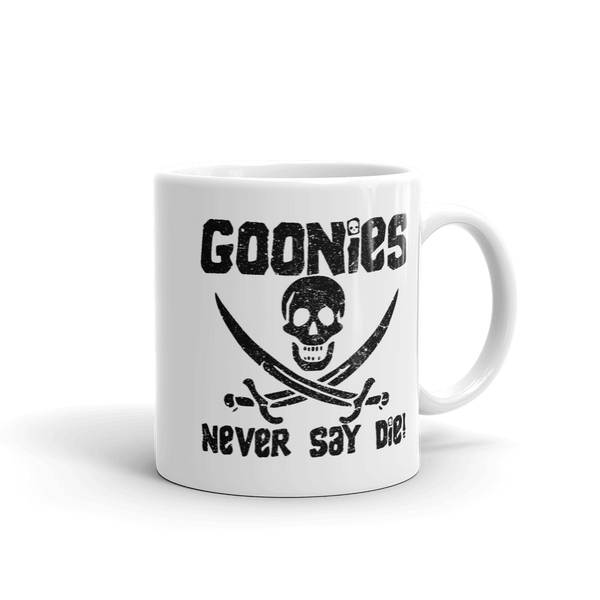 The Goonies Never Say Die Distressed Mug - [variant_title] by Art-O-Rama