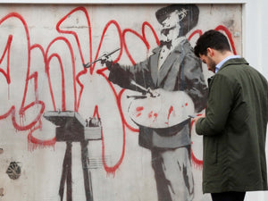 Banksy's 2008 mural uncovered in London’s Notting Hill by Art-O-Rama