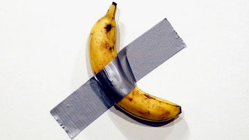 Art-O-Rama - Banana with Silver Tape Artwork