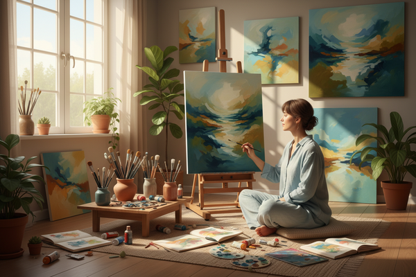 Art as Therapy: How Painting Your Way Out of Darkness Improves Mental Wellness