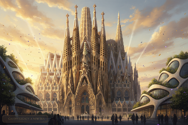From Gaudi to Your Gallery: How the Sagrada Familia’s Completion is Reviving Architectural Art Trends - Art-O-Rama Shop