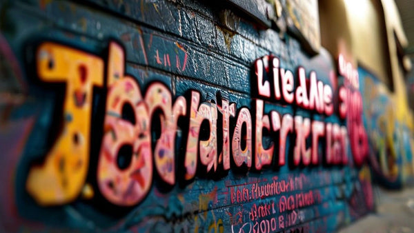 Tag Like a Pro: Your Art-O-Rama Guide to Mastering Graffiti Lettering - Photorealistic Capture by Art-O-Rama Shop