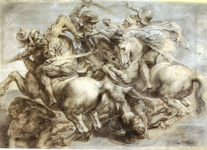 Peter Paul Rubens's ca. 1603 - The Battle of Anghiari - Art-O-Rama