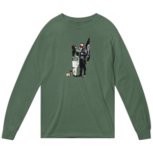 T-shirt à manches longues Banksy Anarchiste Punk et sa mère