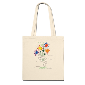 Pablo Picasso Bouquet of Peace 1958 artwork tote bag 1