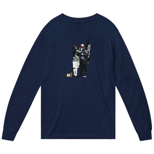 T-shirt à manches longues Banksy Anarchiste Punk et sa mère