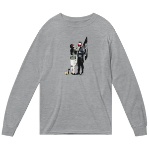 T-shirt à manches longues Banksy Anarchiste Punk et sa mère