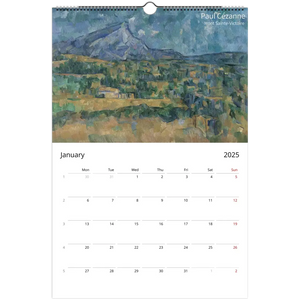 2025 Art Calendar: A Journey Through Masterpieces - Calendar