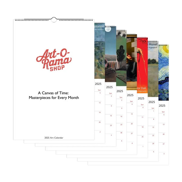 2025 Art Calendar - A Journey Through Masterpieces - Calendar