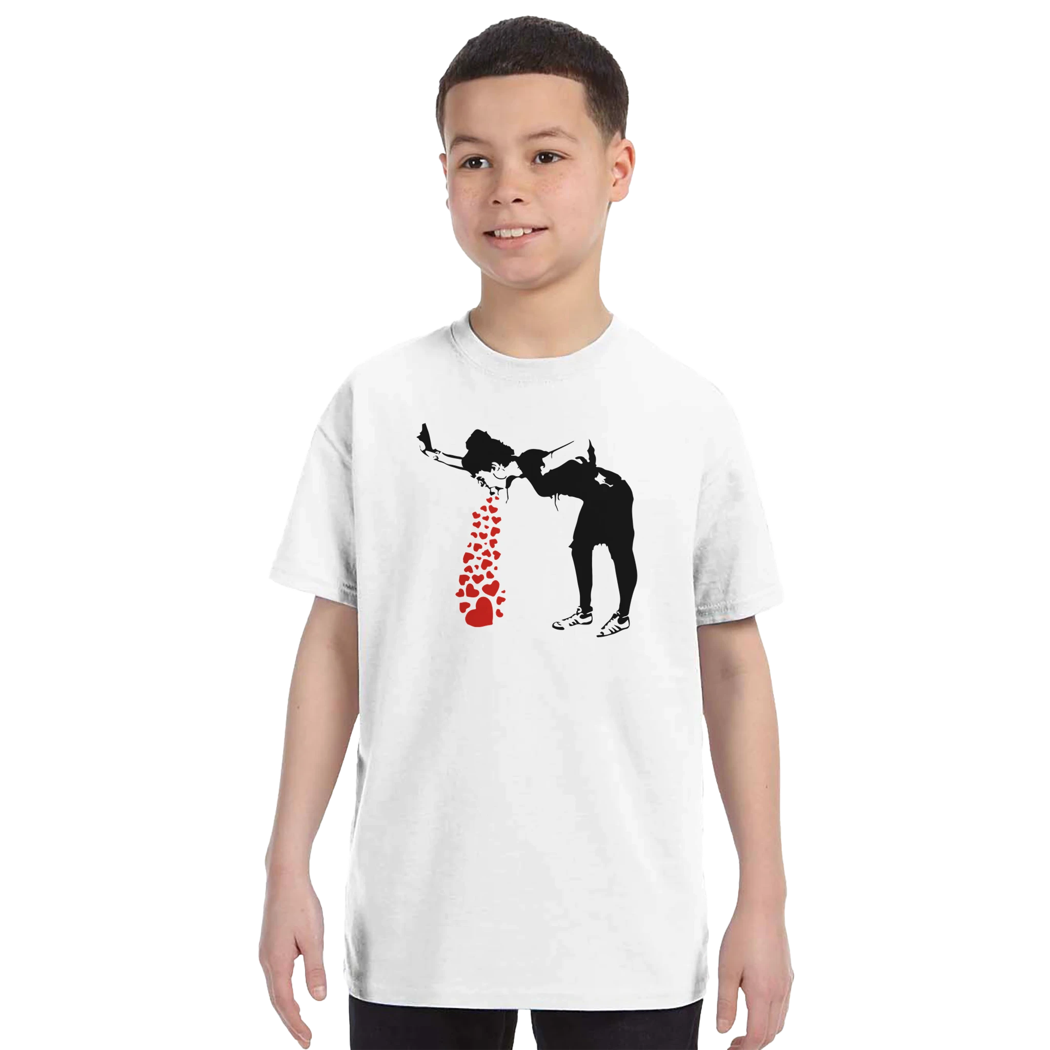 T-Shirt BANKSY Uomo Zebra Street Art Graffiti Moda Unisex Top Tee - Foto 6