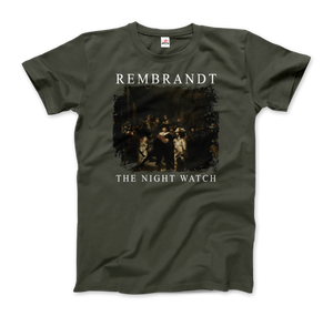 Rembrandt - The Night Watch 1642 Artwork T-Shirt - Art-O-Rama Shop