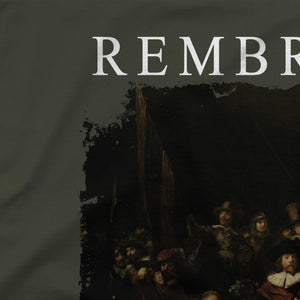 Rembrandt - The Night Watch 1642 Artwork T-Shirt - Art-O-Rama Shop