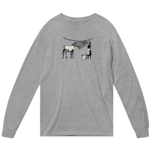 Banksy Zebra Stripes Artwork Long Sleeve Shirt - Art-O-Rama Shop