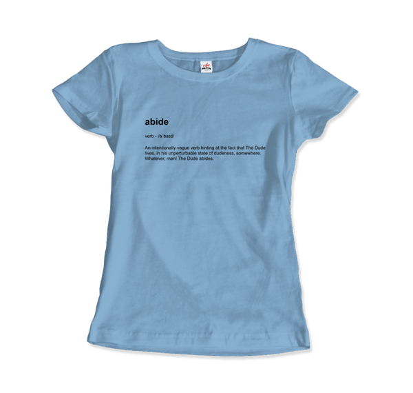 Abide Definition T - Shirt - Women (Fitted) / Light Blue / S - T - Shirt