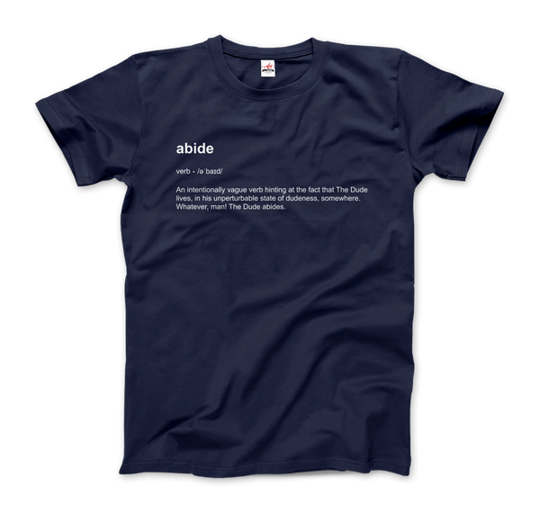 Abide Definition T - Shirt - Men (Unisex) / Navy / S - T - Shirt