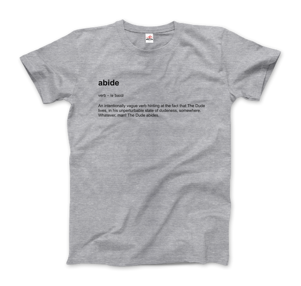Abide Definition T - Shirt - Men (Unisex) / Heather Grey / S - T - Shirt