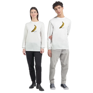 Andy Warhol’s Banana 1967 Pop Art Long Sleeve Shirt - Long Sleeve Shirt