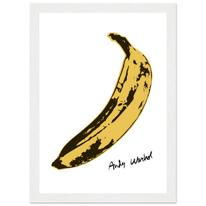 Andy Warhol’s Banana 1967 Pop Art Poster - Matte / 8 x 12″ (21 x 29.7cm) / White - Poster