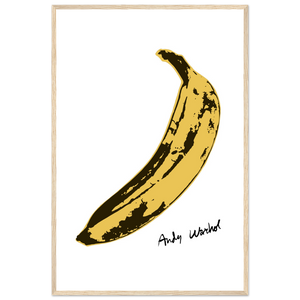 Andy Warhol’s Banana 1967 Pop Art Poster - Matte / 24 x 36″ (60 x 90cm) / Wood - Poster