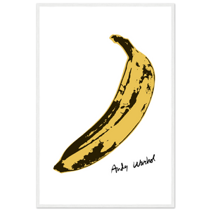 Andy Warhol’s Banana 1967 Pop Art Poster - Matte / 24 x 36″ (60 x 90cm) / White - Poster