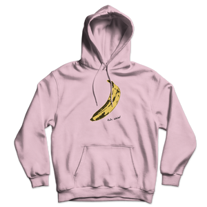 Andy Warhol’s Banana 1967 Pop Art Unisex Hoodie - Light Pink / S - Hoodie