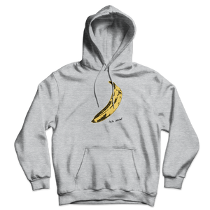 Andy Warhol’s Banana 1967 Pop Art Unisex Hoodie - Sport Grey / S - Hoodie