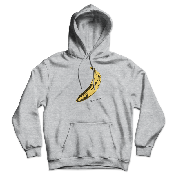 Andy Warhol’s Banana 1967 Pop Art Unisex Hoodie - Sport Grey / S - Hoodie