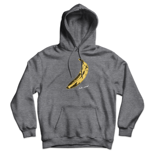 Andy Warhol’s Banana 1967 Pop Art Unisex Hoodie - Dark Heather / S - Hoodie