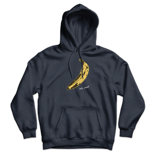 Andy Warhol’s Banana 1967 Pop Art Unisex Hoodie - Navy / S - Hoodie