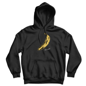 Andy Warhol’s Banana 1967 Pop Art Unisex Hoodie - Black / S - Hoodie