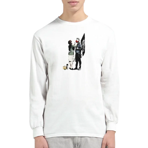 Banksy Anarchist Punk And His Mother Art Long Sleeve Shirt - Long Sleeve Shirt