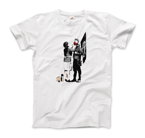 Banksy Anarchist Punk And His Mother Artwork T-Shirt - Art-O-Rama Shop