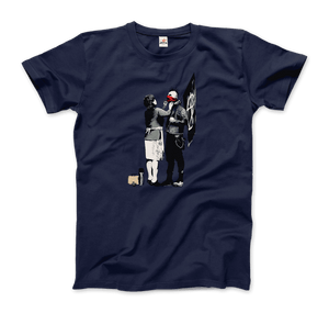 Banksy Anarchist Punk And His Mother Artwork T-Shirt - Art-O-Rama Shop