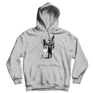 Banksy Anarchist Punk And His Mother Unisex Hoodie - Sport Grey / S - Hoodie