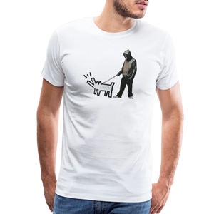 Banksy Dog Walker Artwork T-Shirt - T-Shirt