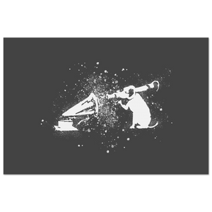 Banksy Rocket Dog (His Master’s Voice) Street Art Poster - Matte / 8 x 12″ (21 29.7cm) None