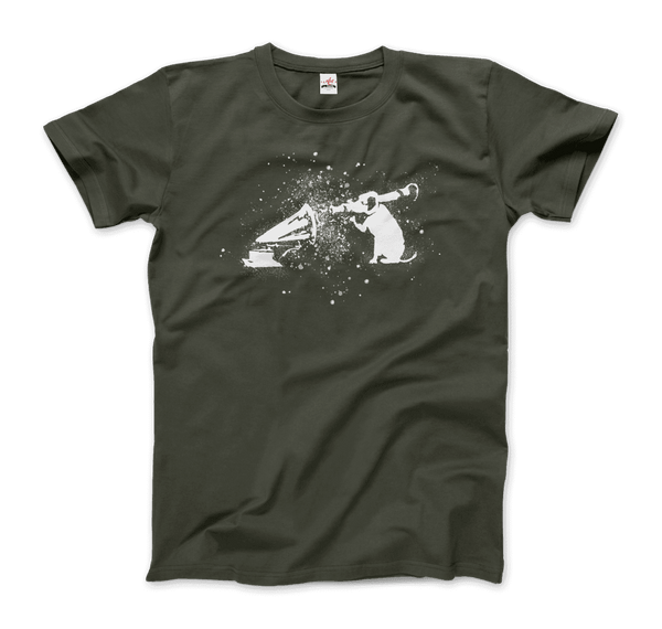 T-shirt Banksy Rocket Dog (la voix de son maître) Street Art