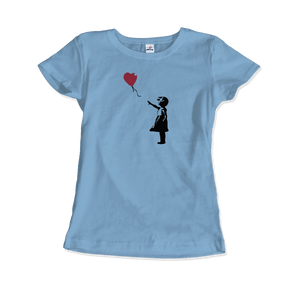 Banksy The Girl with a Red Balloon Artwork T-Shirt - Art-O-Rama Shop