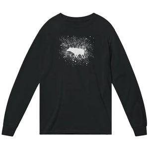 Banksy Wet Dog Splatter 2007 Street Art Long Sleeve Shirt - Black / Small - Long Sleeve Shirt
