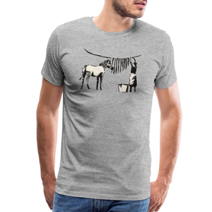 Banksy Zebra Stripes Artwork T-Shirt - T-Shirt