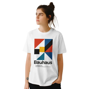 Bauhaus Modern Geometry Artwork T-Shirt - T-Shirt